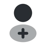 Profile Add SVG Icon